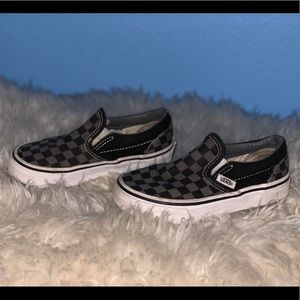 KIDS CHECKERBOARD SLIP-ON Size 11